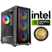 Računalo INSTAR Gamer Skytech, Intel Core i5 12400F up to 4.4GHz, 16GB DDR4, 1TB NVMe SSD, NVIDIA GeForce RTX3050 8GB, No ODD, 5 god jamstvo 12400F-SKY-SSD1TB-3050