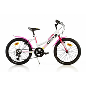 DINO Bikes - Djecji bicikl 20 420D - 0509SC - AURELIA Sport bijelo-roza