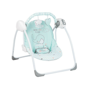 KikkaBoo Ljuljaška za bebe FELICE ELEPHANT Mint