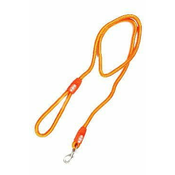 Kruuse BUSTER Odsevni povodec 120cm/13mm oranžne barve