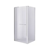M B Tuš kabina TAILOR 90x90 cm, krom profil, prozorno steklo 6mm, 88-93x90/200cm
