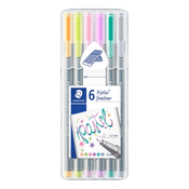 Staedtler flomastri Fineliner Triplus, 6/1 v PVC etuiju