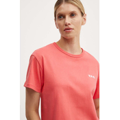 Bombažna kratka majica A.P.C. t-shirt boxy petit vpc ženska, oranžna barva, COHBQ.F26390