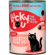 Lucky Lou Life Stage mačja hrana Adult - perutnina in govedina - 400 g