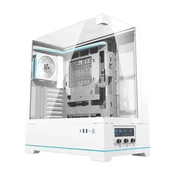 darkFlash Ohišje za računalnik DY450 PRO (belo) + 1 ventilator