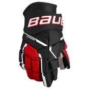 Hokejske rokavice Bauer Supreme M5PRO Black/Red Senior 14 palcev