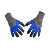 GEKO Delovne rokavice 3/4 LATEX 9  ojačane