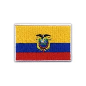shumee Našitek zastave Ekvadorja - 2 - magnetna podlaga - vezen našitek/značka/emblem