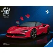 shumee 3D sestavljanka Iconics Ferrari Stradale 108 kosov