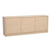 Komoda v hrastovem dekorju v svetli naravni barvi 180x70x40 cm Melstone – Rowico