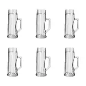 ich-zapfe Set 6 pivskih kozarcev 0,3 l premium gerippt z ročajem, (5000222653)