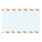 PartyDeco Pleten papirnat namizni prt Konji, 180x120 cm