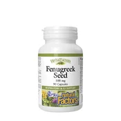 Natural Factors – Semena grškega sena 500 mg, HerbalFactors (90 kapsul)