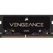 Corsair Vengeance SO-DIMM 8GB 2400MHz DDR4 memorija (CMSX8GX4M1A2400C16)
