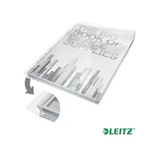 Leitz Jumbo genotherm, lefűzhető, A4, 180 mikronov, víztiszta prüszt, 20 mm