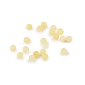 Nefrit sintetični, mineralni biseri O4; 5 mm - (O5 mm) nefrit rumena (20 kosov)