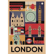 Clementoni Sestavljanka Style in the City: London 1000 kosov