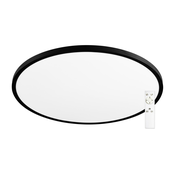 Top Light - LED prigušiva plafonska svetiljka REVIT LED/70W/230V precnika 75 cm crna