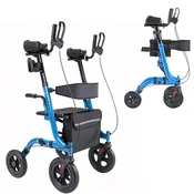 VEVOR Hodalec Rollator HFK-9210KDB-3 70x71x116,5-134 cm Nastavljiva ročaja Torba za shranjevanje