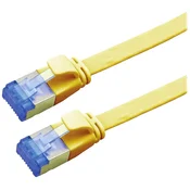 VALUE Value 21992131 RJ45 omrežni kabel\, Patch kabel CAT 6a F/UTP 1.00 m rumena 1 kos, (20630720)