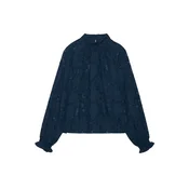 Anna Field Bluza temno modra