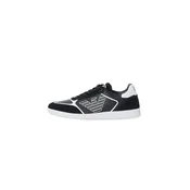 EA7 Emporio Armani Nizke superge NEW HERITAGE EAGLE črna/bela