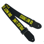 WAKERTONE Kaiš za gitaru - GS2 Police black yellow