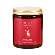 shumee Jabolčna pita - dišeča sojina sveča z vonjem po jabolčni piti, cimetom in vanilijevim yushom 180 ml