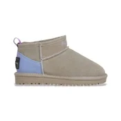 Pepe Jeans za ženske/dekleta. PGS500007 Diss Polovični usnjeni gležnjarji v sivem odtenku (35), Ravna stran, Priložnostno, Ta