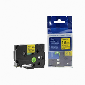 Toner123 Kompatibilen trak za Brother TZe-641/TZ-641/PT/P-Touch 18mm - črn izpis/rumen trak