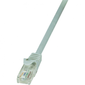 LogiLink RJ45 omrežni kabel CAT 6 U/UTP [1x RJ45 konektor - 1x RJ45 konektor] 10 m siva LogiLink