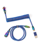 Keychron Premium USB-C Rainbow kabl za tastaturu