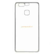 Silikonski ovitek z okvirjem za Huawei P9 - temno siv