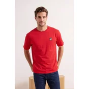 Trendyol Muška majica Tmnss26Ts00047, Crvena