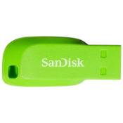 SanDisk USB kljuc Cruzer Blade, USB 2.0,16 GB, zeleni