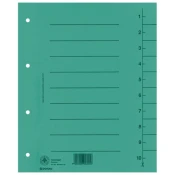Pregrada kartonska A4 brojevi 1-10 250g pk100 Donau