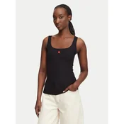 HUGO Top Heart 50566824 Črna Regular Fit