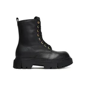 Pohodni čevlji Elisabetta Franchi Lace-Up Bootie F4A5-E0411-1251 S Črna