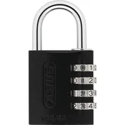 Abus 145/40 obešanka na številke črna