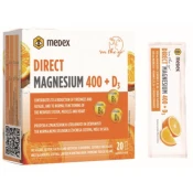 Medex Magnezij Direkt 400 + D3, 20 vrečk