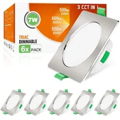 6x ALUSSO 85mm LED vgradni reflektor - 7 W
