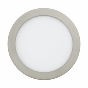Eglo Fueva-c ugradbena led, 15,6w, 1900lm, rgb, dimabilna, prom. 225, nikl-mat