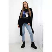 Oversize blouse black