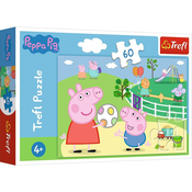 Trefl - Puzzle Zabava s prijatelji Peppa Pig - 40 - 80 kosov
