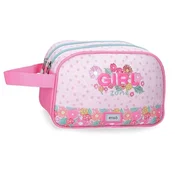 Enso girl zone deciji neseser sa 2 pregrade - pink ( 99.344.21 )