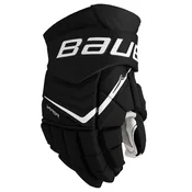 Hokejske rokavice Bauer Vapor FLYLITE Black/White Senior 15 palcev