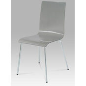 eoshop Jedilni stol krom/visok sijaj siva C-520 SIVA
