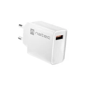 NAT NATEC NETWORK CHARGER RIBERA USB-A 18W WHITE