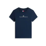Tommy Jeans Majica mornarska/črna/bela