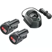 Bosch 12 V početni komplet 2x 12 V 1,5 Ah + punjač AL 1210 CV (1600A01L3E)